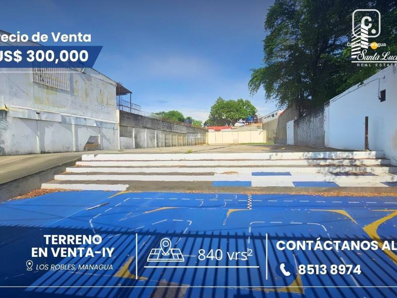 Lot for sale in Los Robles, Managua – 587 m²