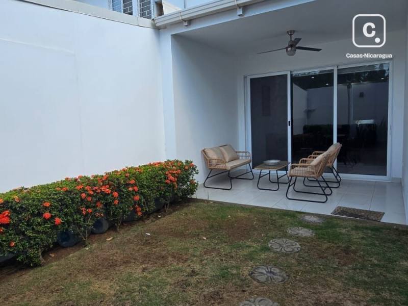 Casa en alquiler en Las Colinas, Managua – 3 hab, 160 m²