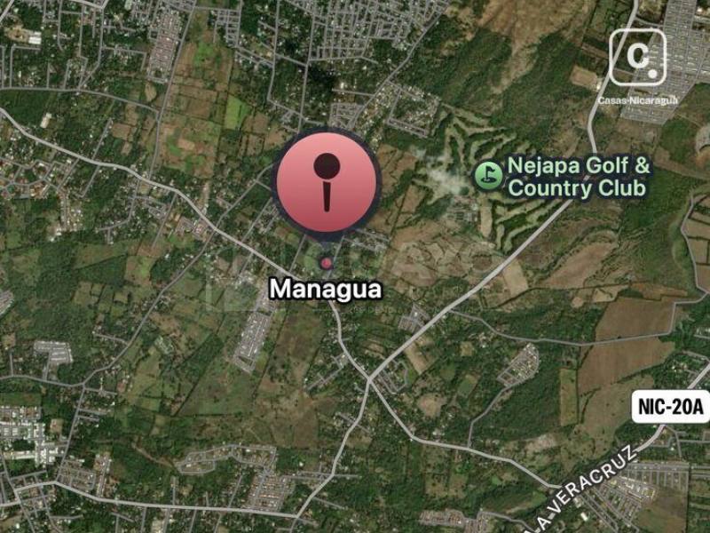 Terreno en venta en Las Jaguitas, Managua – 350,000 varas²
