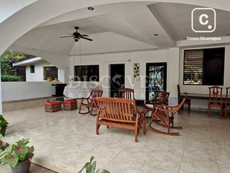 Casa en alquiler en Las Colinas, Managua – 6 hab, 450 m², US$ 3,500/mes