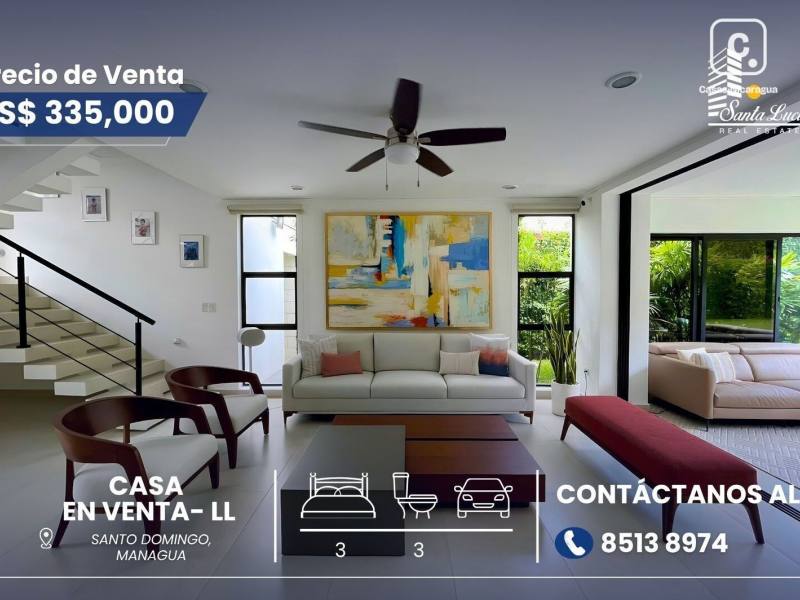 House for sale in Estancia de Santo Domingo, Managua – 4 beds, 298 m²