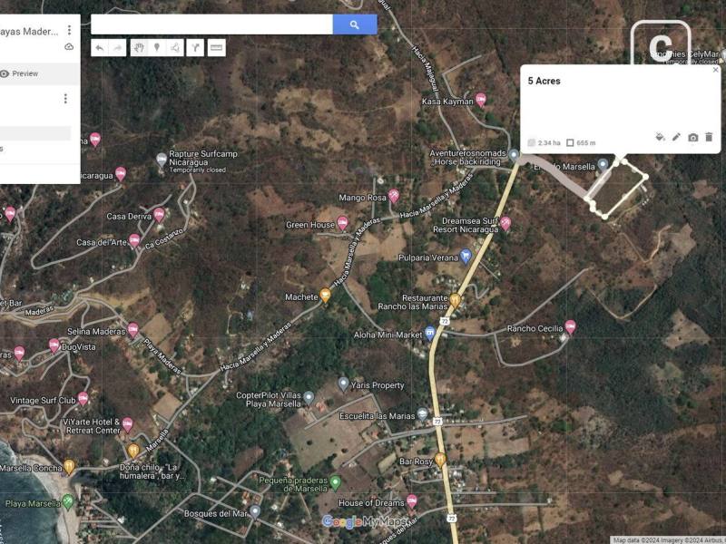 Terreno en venta en San Juan del Sur, Rivas – 20,234 m²