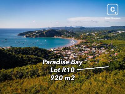 Terreno de 920 m² con vista a la bahía en Paradise Bay, San Juan del Sur
