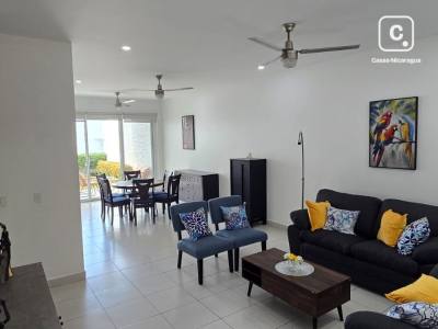 Casa en alquiler en Las Colinas, Managua – 3 hab, 160 m²