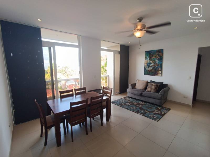 Apartamento en alquiler en Las Cumbres, Managua – 2 hab, 100 m²