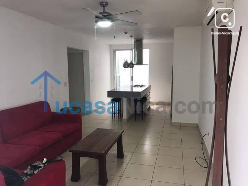 Apartamento en alquiler en Villa Fontana, Managua – 2 hab, US$ 550/mes