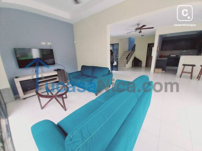 Apartamento en alquiler en Las Colinas, Managua – 3 hab, US$ 1,400/mes
