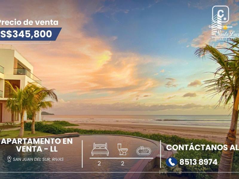 Apartamento en venta en Reparto San Juan, Managua – 2 hab, 133 m²