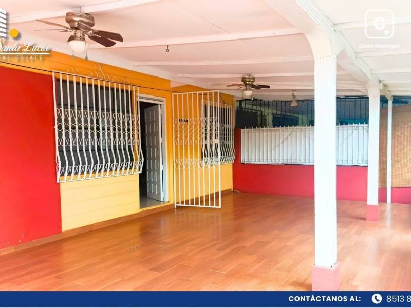 Casa en alquiler en Colonia Centro América, Managua – 3 hab, 80 m²