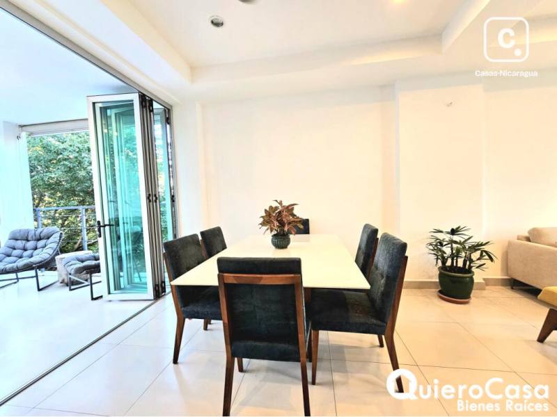 Apartamento en alquiler en Villa Fontana, Managua – 3 hab, US$ 1,500/mes