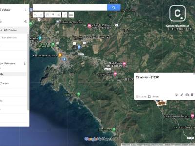 Terreno en venta en San Juan del Sur, Rivas – 109,265 m²