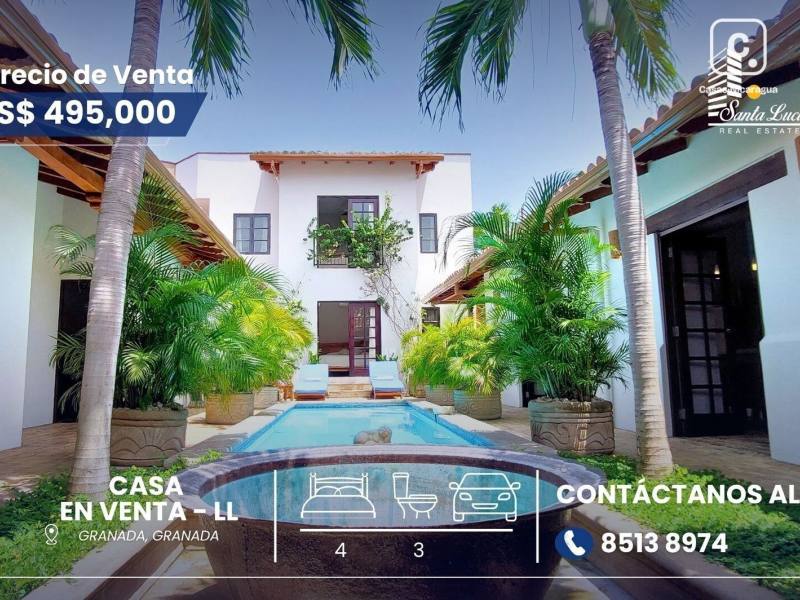 Casa en venta en Granada – 4 hab, US$ 495,000