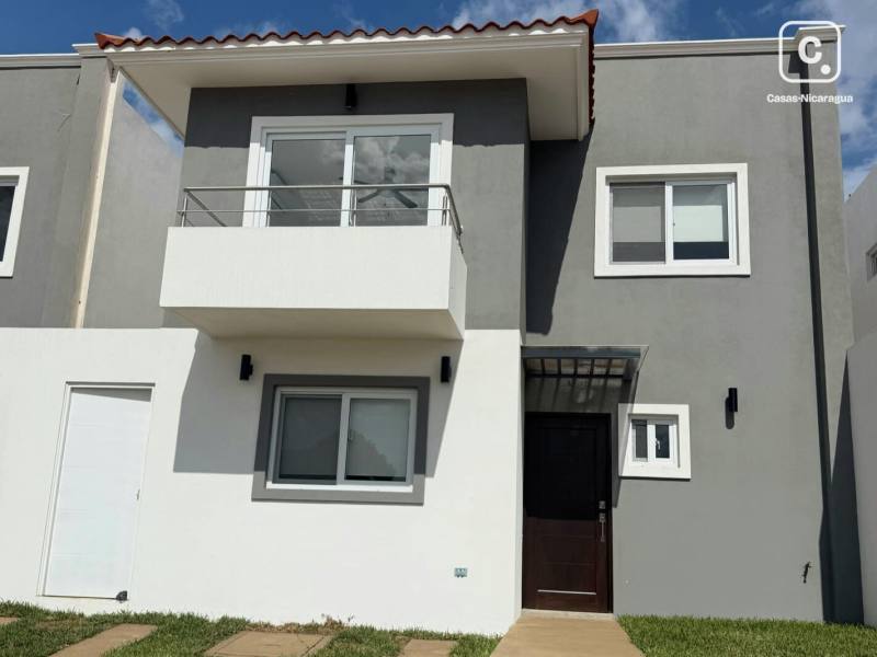 Casa en alquiler en Las Colinas, Managua – 3 hab, 135 m²