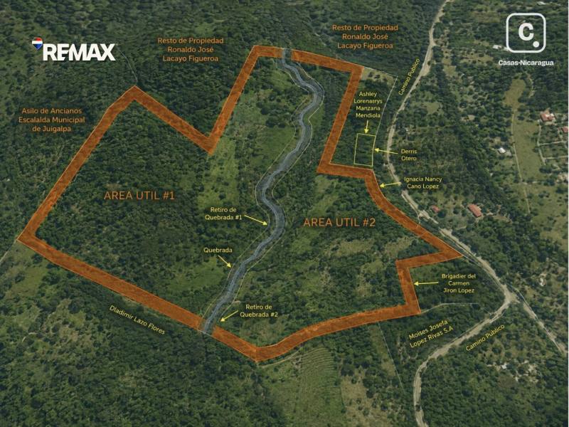Finca en venta en Juigalpa, Chontales – 208,276 varas²