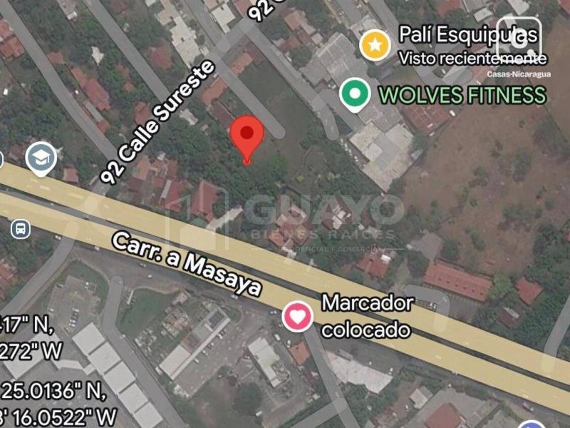 Terreno en venta en Carretera Masaya, Managua – 9,500 varas²