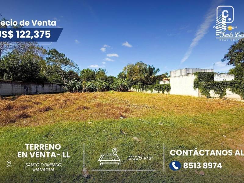 Terreno en venta en Estancia de Santo Domingo, Managua – 2,225 varas²