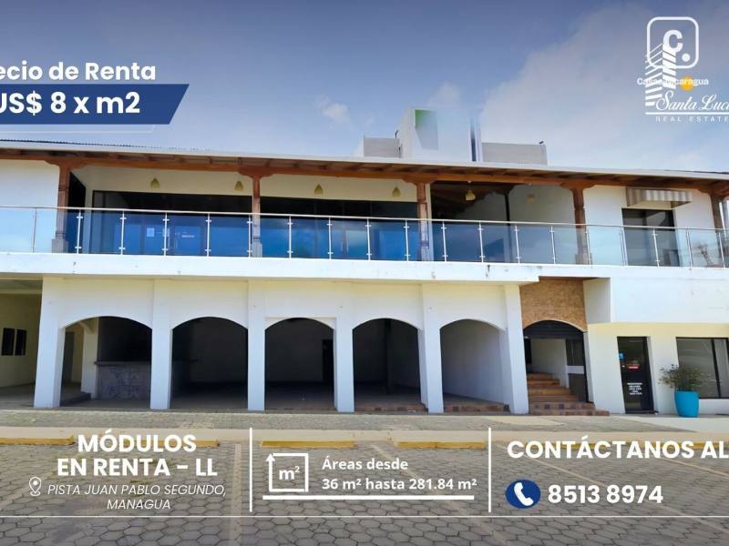 Local comercial en alquiler en Pista Juan Pablo Segundo, Managua – 36,281 m²