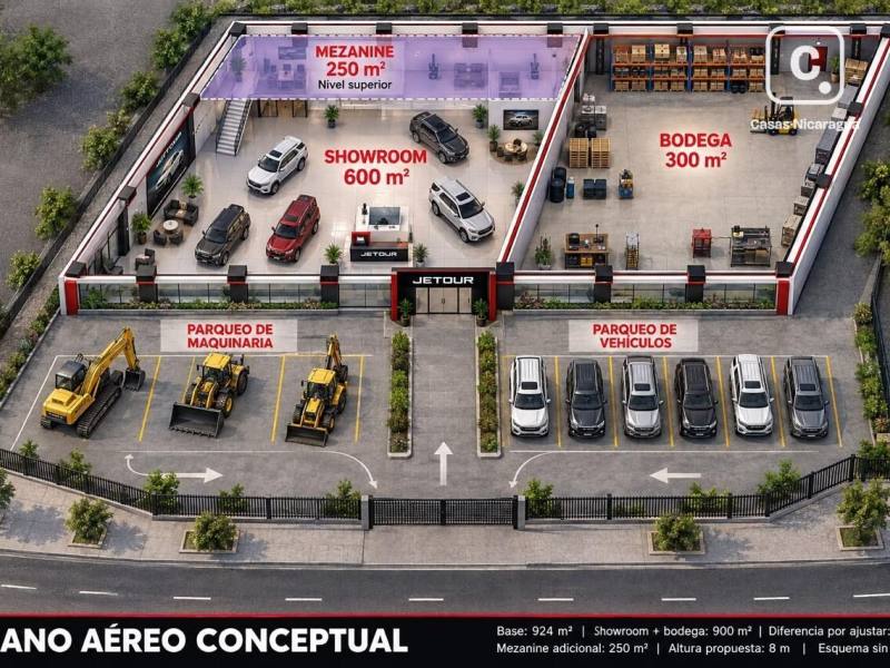 Edificio en alquiler en Managua – 1,000 m²