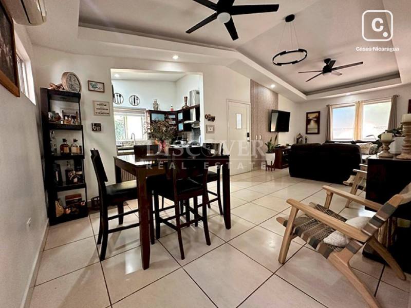 Casa en alquiler en Carretera Nueva León, Managua – 3 hab, 140 m²