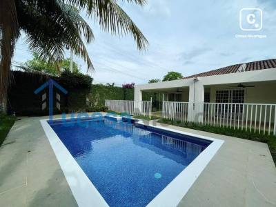 Casa en venta o alquiler en Santo Domingo, Managua – 5 hab, 360 m²