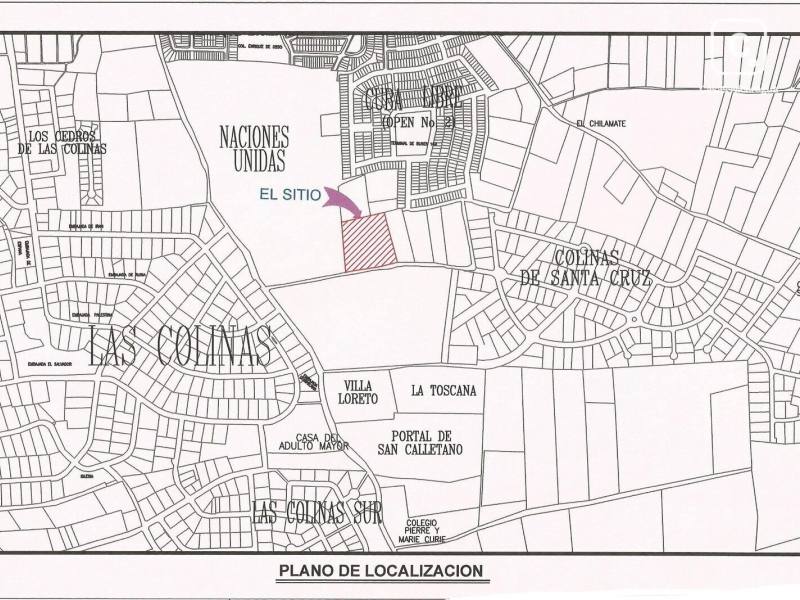 Terreno en venta en Las Colinas, Managua – 30,000 varas²