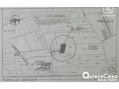 Terreno en venta en Las Colinas, Managua – 6,987 m²