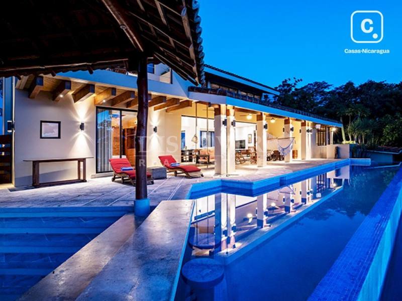 Casa de playa en venta en Tola, Rivas – 4 hab, 8,619 varas²