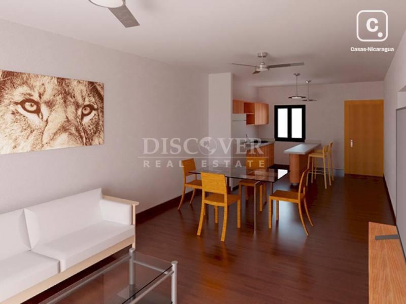 Apartamento en venta en Carretera Masaya, Managua – 2 hab, 80 m²
