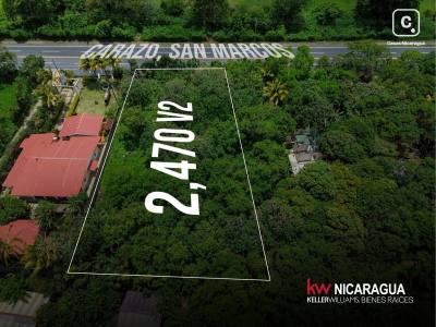 Terreno en venta en San Marcos, Carazo – 2,103 varas²