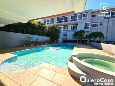 Apartamento en alquiler en Las Cumbres, Managua – 2 hab, US$ 1,350/mes