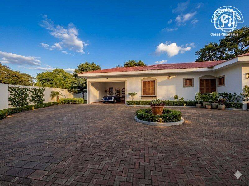 Casa en venta o alquiler en Santo Domingo, Managua – 4 hab, 450 m²