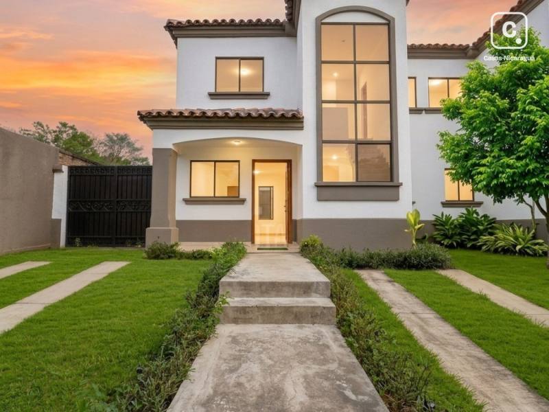 Casa en alquiler en Santo Domingo, Managua – 3 hab, 115 m², US$ 1,600/mes