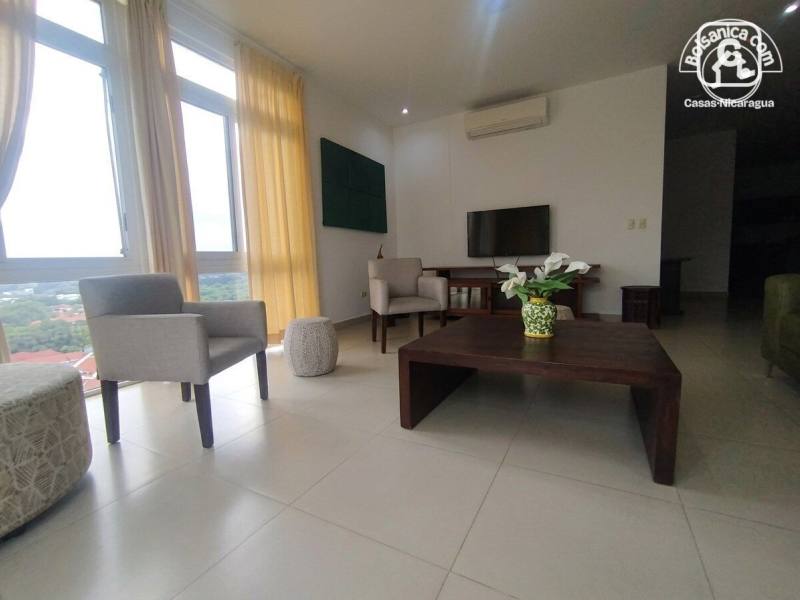 Apartamento en alquiler en Las Cumbres, Managua – 2 hab, 170 m²