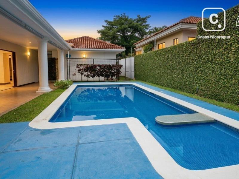 Casa en alquiler en Las Cumbres, Managua – 3 hab, US$ 3,500/mes