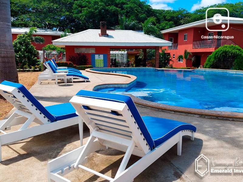 Apartamento amueblado de 86 m² con piscina de agua salada, San Juan del Sur