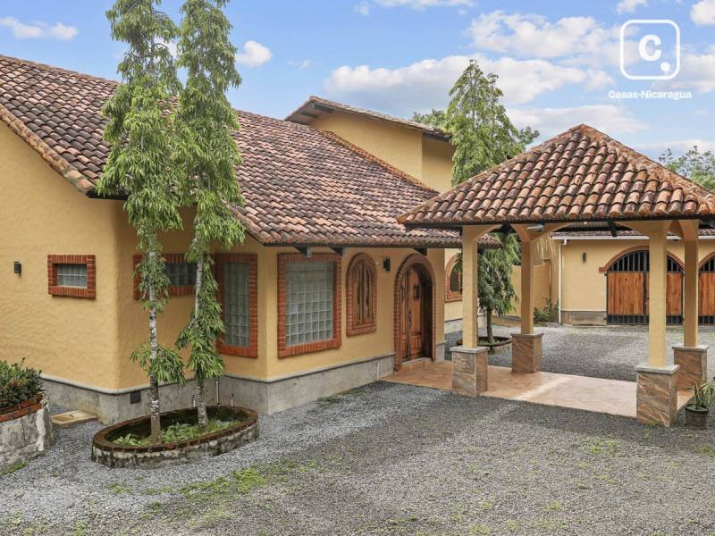 Casa de 3 habitaciones en terreno de 2 acres con vista al mar, San Juan del Sur