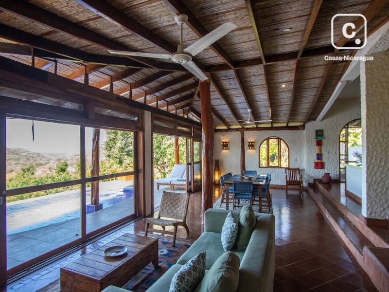 Casa de 4 habitaciones en 1,162 m² con vista al mar en Vista Mar Nacascolo, San Juan del Sur