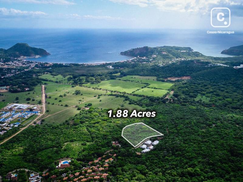 Terreno de 7,568 m² con vista al mar en Lomas de Palermo, San Juan del Sur