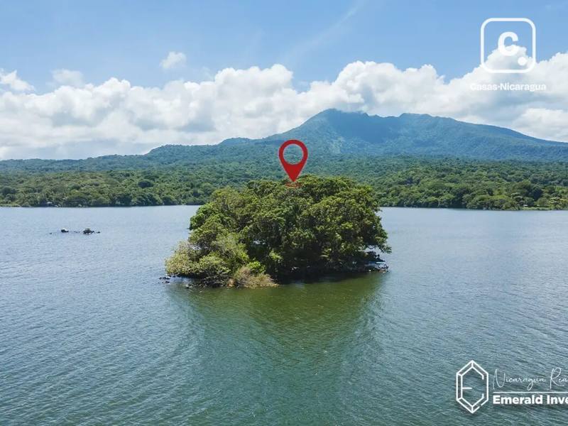 Isla de 1,224 m² con vista al lago en las Isletas de Granada