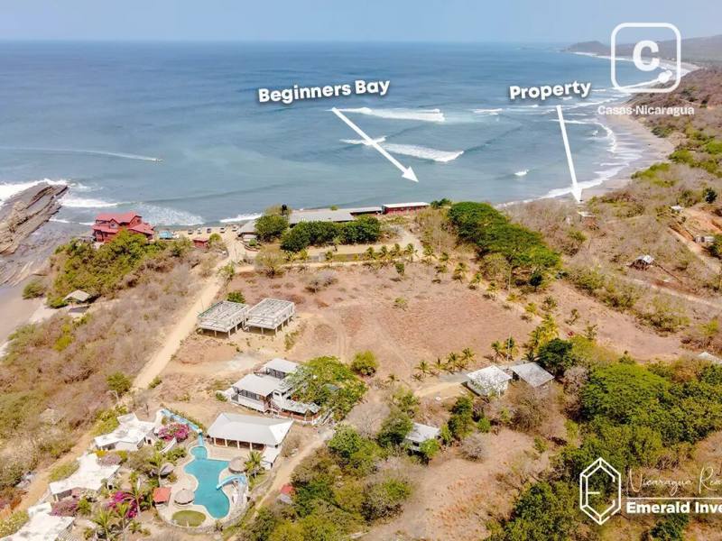 Casa de 1 habitación en 55 m² frente a la playa en Playa Popoyo, Tola