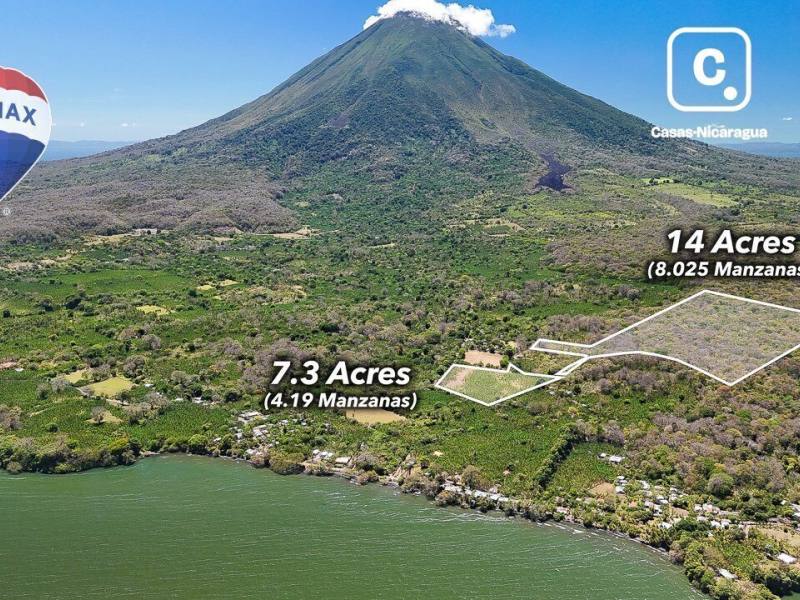 Terreno en venta en Isla de Ometepe, Rivas – 85,000 m²
