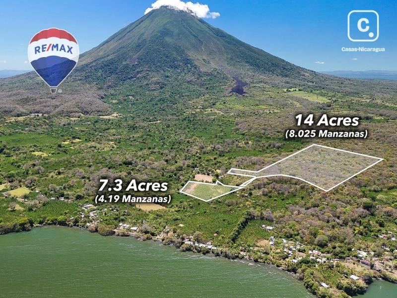 Terreno en venta en Isla de Ometepe, Rivas – 85,000 m²