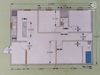 Casa en venta en Colonia Managua, Managua – 3 hab, 79 m²
