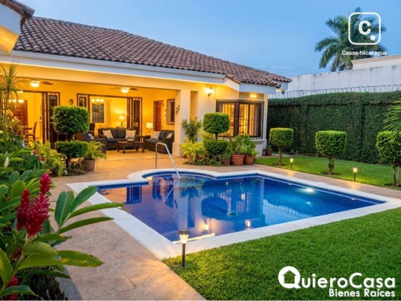 Casa en venta en Santo Domingo, Managua – 4 hab, 360 m², US$ 385,000
