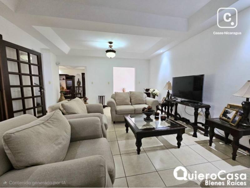 Casa en venta en Santo Domingo, Managua – 4 hab, 270 m²