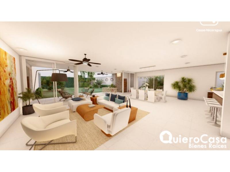 Casa en venta en Santo Domingo, Managua – 4 hab, 409 m²