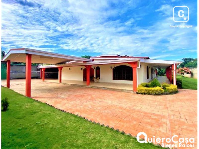 Casa en venta en Carretera Masaya, Managua – 5 hab, 600 m², US$ 320,000