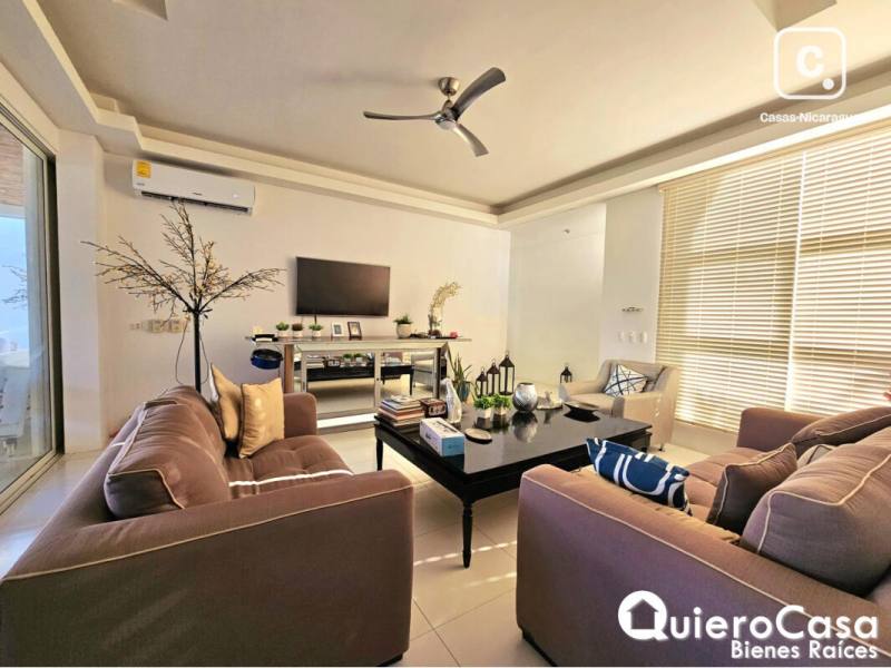 Casa en alquiler en Las Colinas, Managua – 3 hab, 250 m²