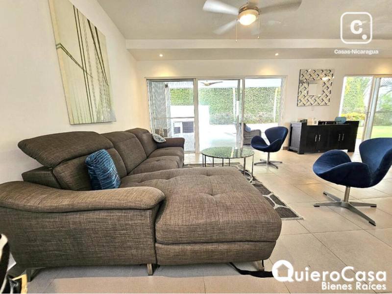 Casa en alquiler en Santo Domingo, Managua – 3 hab, US$ 2,000/mes