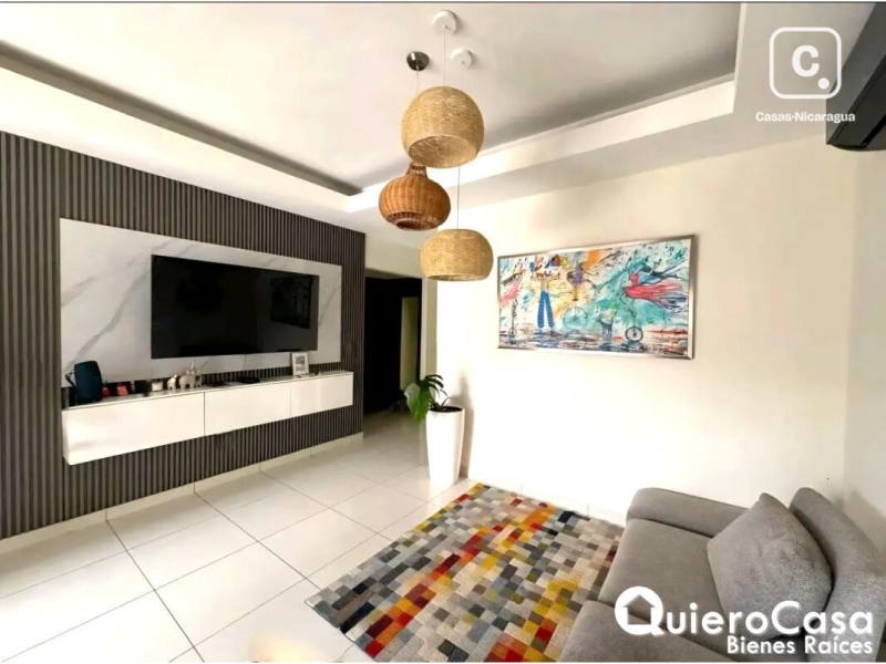 Casa en alquiler en Santo Domingo, Managua – 3 hab, US$ 1,500/mes